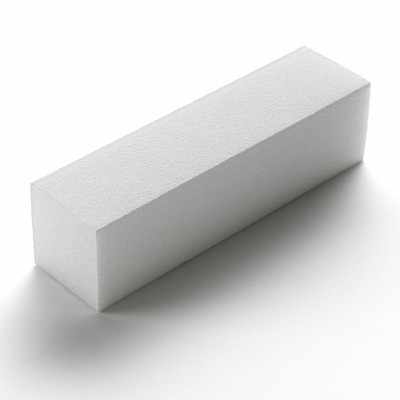 Block File/White Sanding Block 120/200 grit